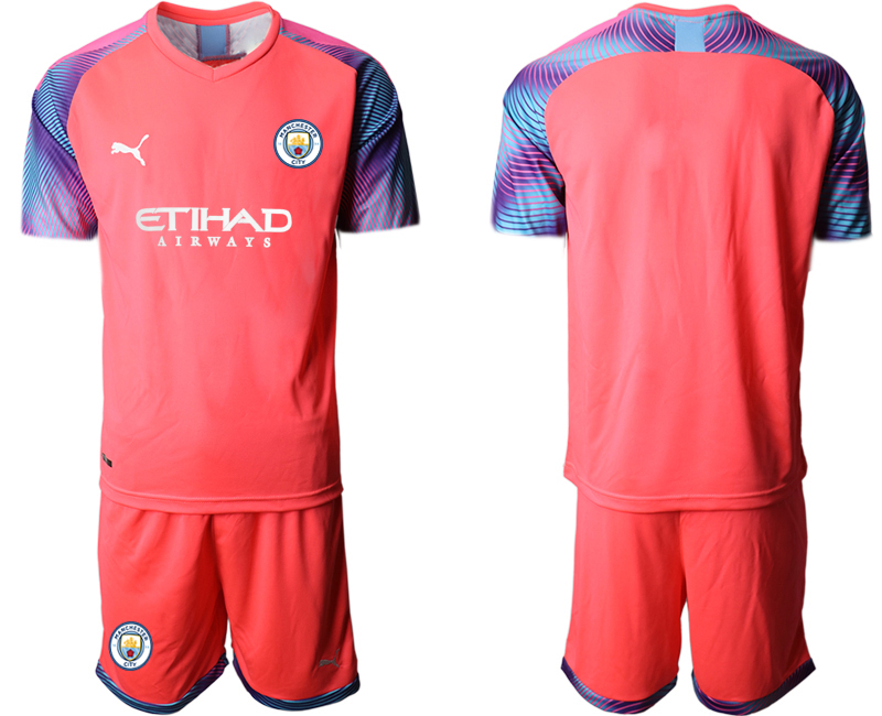 Men 2020-2021 club Manchester City goalkeeper red blank Soccer Jerseys